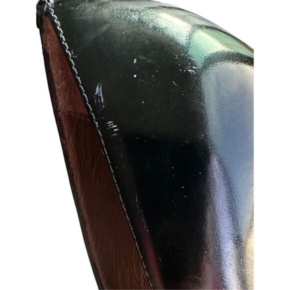 Anyi Lu Women’s Black Patent Leather Tortoise Shell Emily Pumps Size 7.5 - Picture 10 of 10
